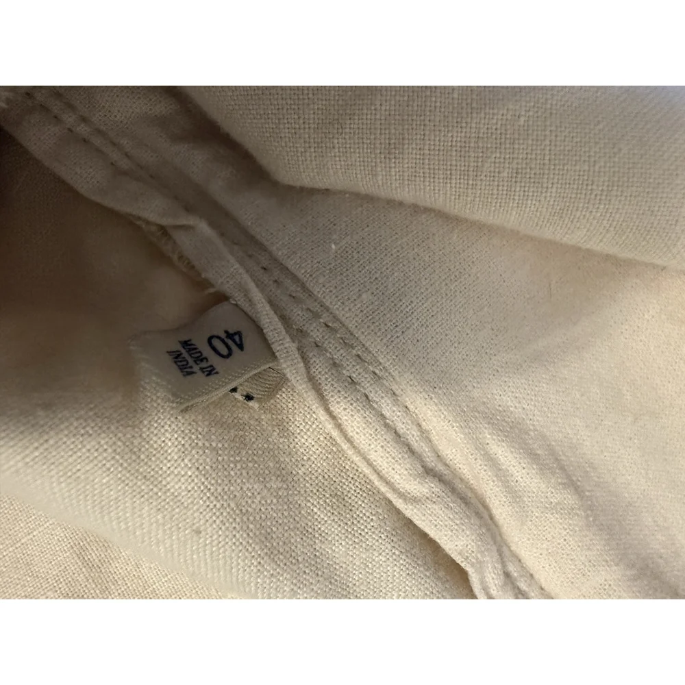 FAHERTY Tradewinds Shorts 7.5” Inseam Linen Blend‎ Cream Tan Mens Size 40 NWT